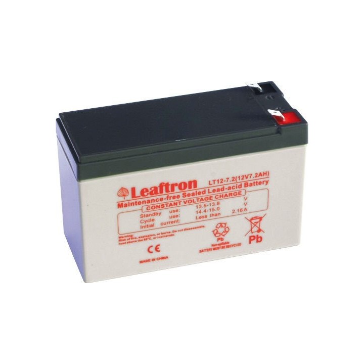 LEAFTRON LT12-7,2 | 7,2Ah 12V | Do UPS, zamiennik APC RBC2