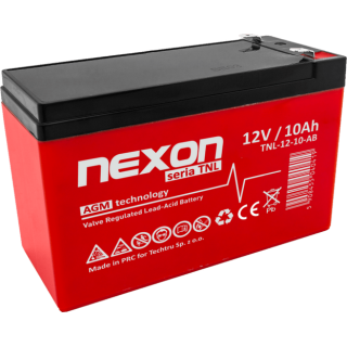 NEXON TNL-12-10-AB | 10Ah 12V | Długa żywotność 12 lat