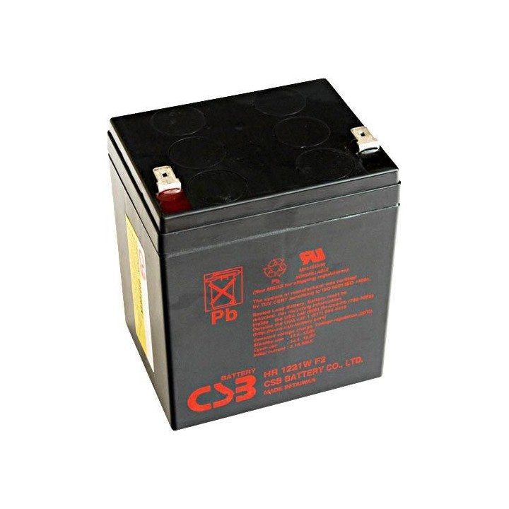 Akumulator CSB HR1221W F2 | 5,3Ah 12V | Do UPS, zamiennik RBC29