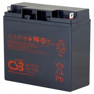 Akumulator CSB GP12170 B1 | 17Ah 12V | Do UPS, zamiennik APC RBC7