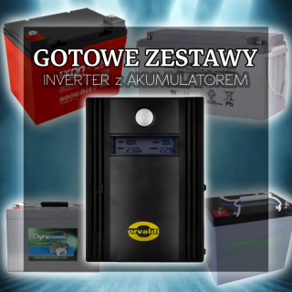 Zestaw INV500W plus 18Ah - Zasilanie Awaryjne Pieca CO i Pomp