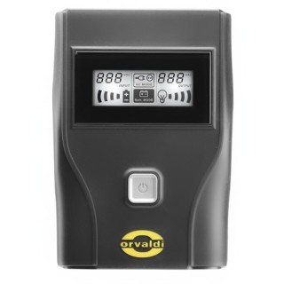 Zasilacz UPS ORVALDI sinus 600LCD | Czysta sinusoida | NETOID.PL