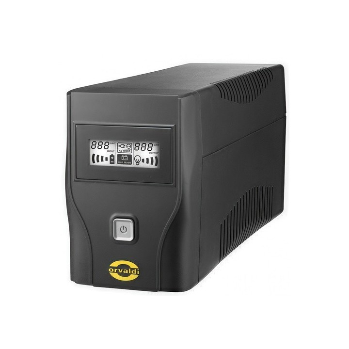 Zasilacz UPS ORVALDI sinus 600LCD | Czysta sinusoida | NETOID.PL