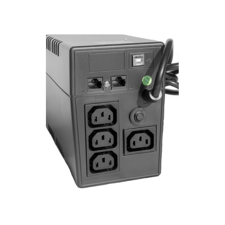 Zasilacz UPS ORVALDI sinus 800LCD | Czysta sinusoida | NETOID.PL