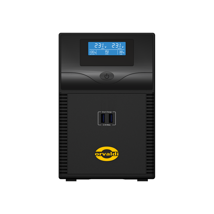 Zasilacz UPS ORVALDI i2000LCD USB | Wydajny | NETOID.PL